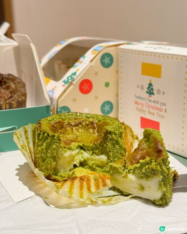 🇭🇰天仁限定🍵茶味麻糬巴斯克🍰🤤