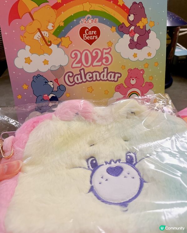Gift❤️🧡💛Care BearsxThe one聯名月曆
