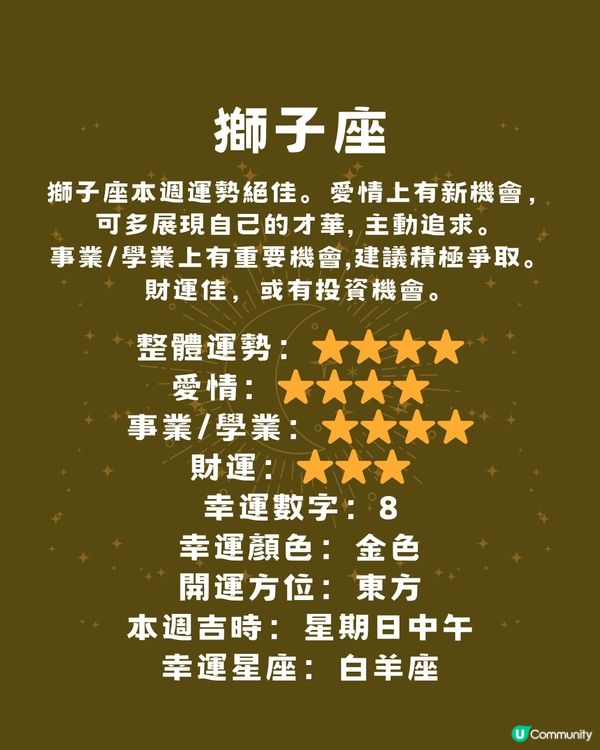 12星座運勢2024🌟本週12星座運勢(30/12-5/1)