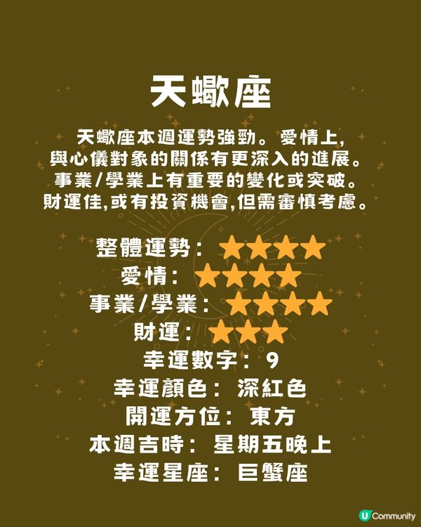 12星座運勢2024🌟本週12星座運勢(30/12-5/1)