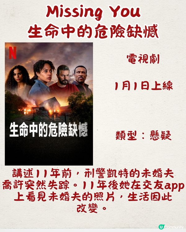 2025年Netflix 1月上線片單🎬必看13部！浪漫喜劇/昭和時代經典改編