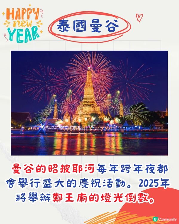 迎接2025年🌟全球10大城市跨年倒數活動一覧🎇