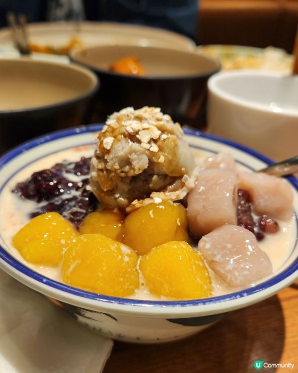 芋泥紅豆芋圓仙草 😋😋