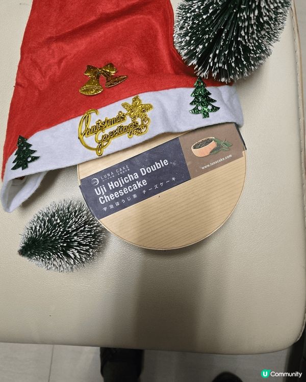 焙茶cheese cake 陪伴過美好的xmas