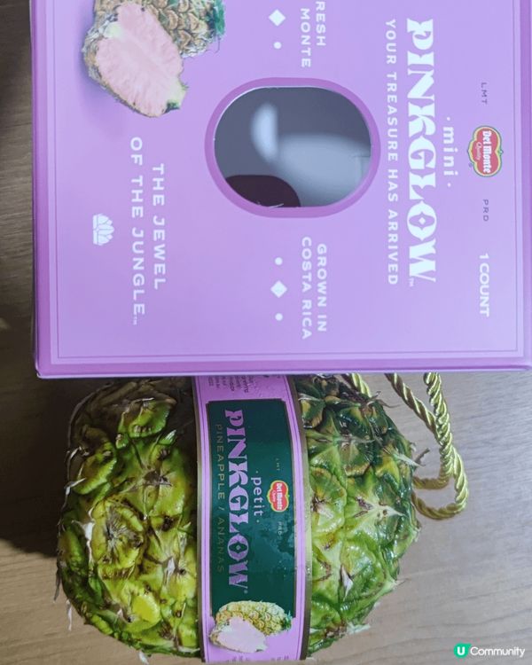 粉紅菠蘿第一次食，感覺比一般菠蘿更甜更好味，新奇有趣，係價錢...