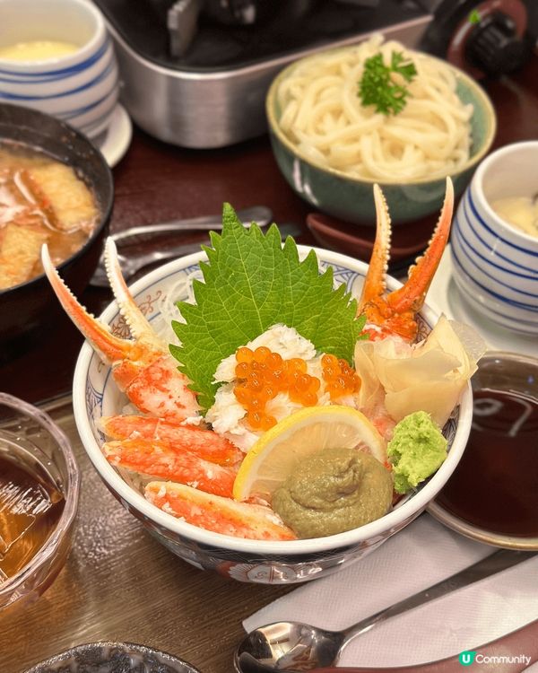 豚丼のぶたはげ BUTAHAGE 最近推出冬季限定菜式🦀松葉...