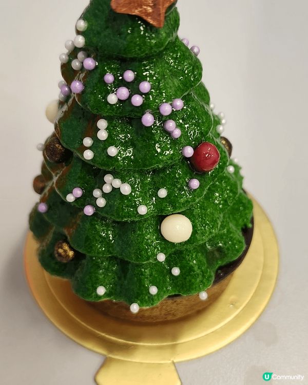 Patisserie 餅店既聖誕節蛋糕系列真靚又美味。聖誕樹...