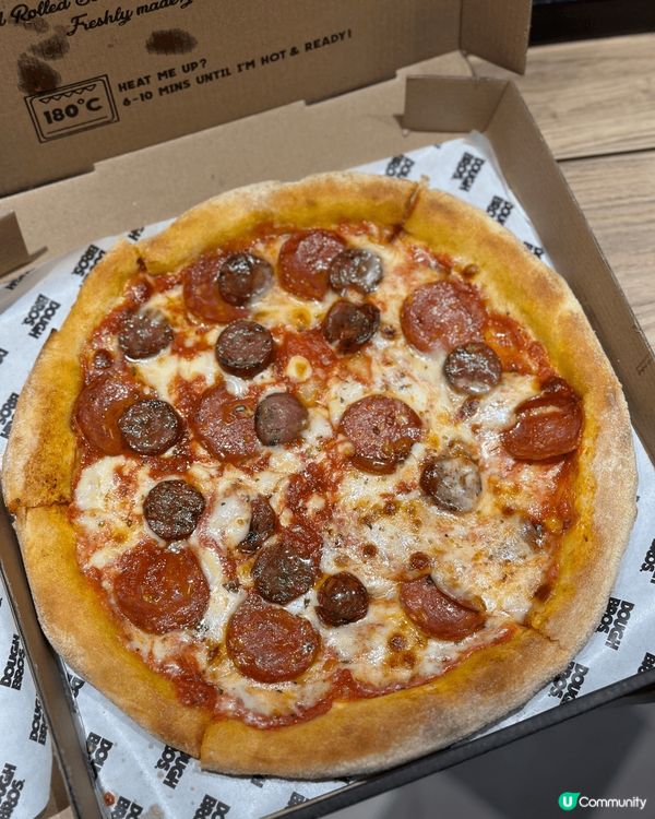 Dough Bros 嘅Pizza真係又正又好味，芝士多到可...