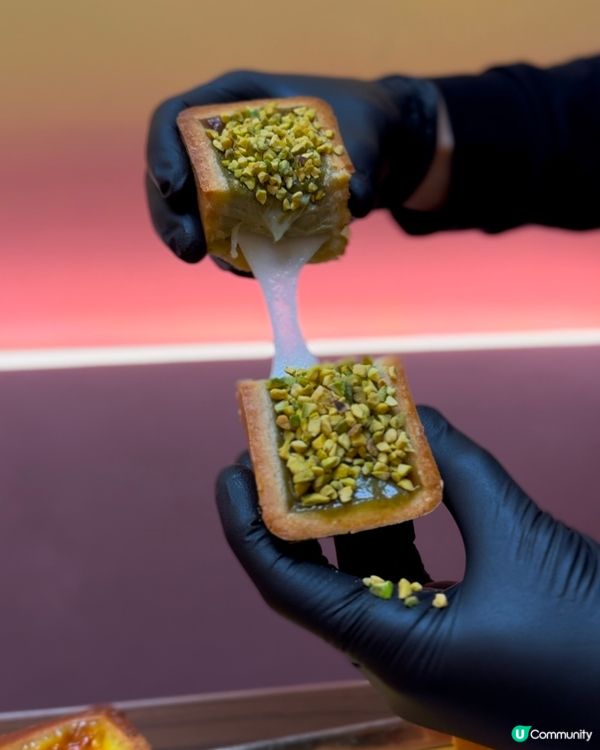 超拉絲麻糬蛋撻😍