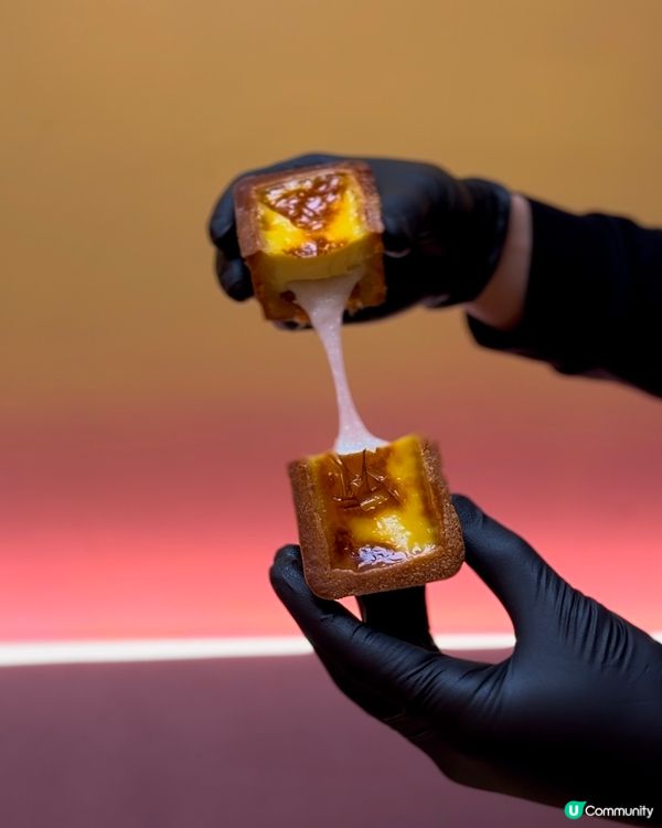 超拉絲麻糬蛋撻😍