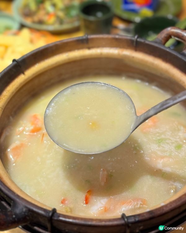 福田八卦嶺寬米砂鍋粥，暖胃暖心🥰