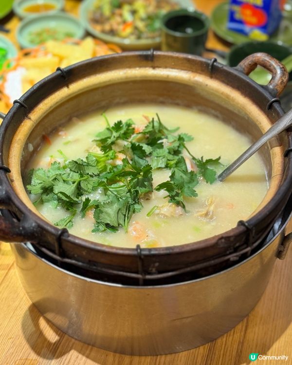 福田八卦嶺寬米砂鍋粥，暖胃暖心🥰