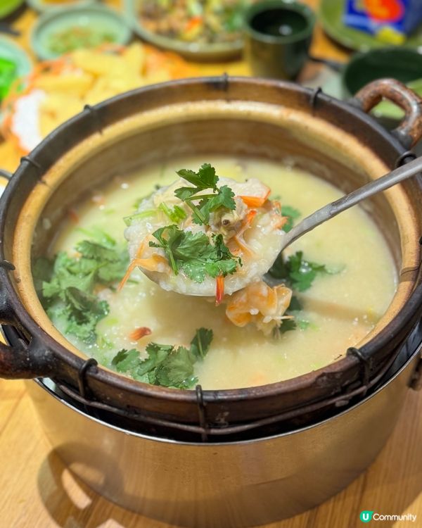 福田八卦嶺寬米砂鍋粥，暖胃暖心🥰