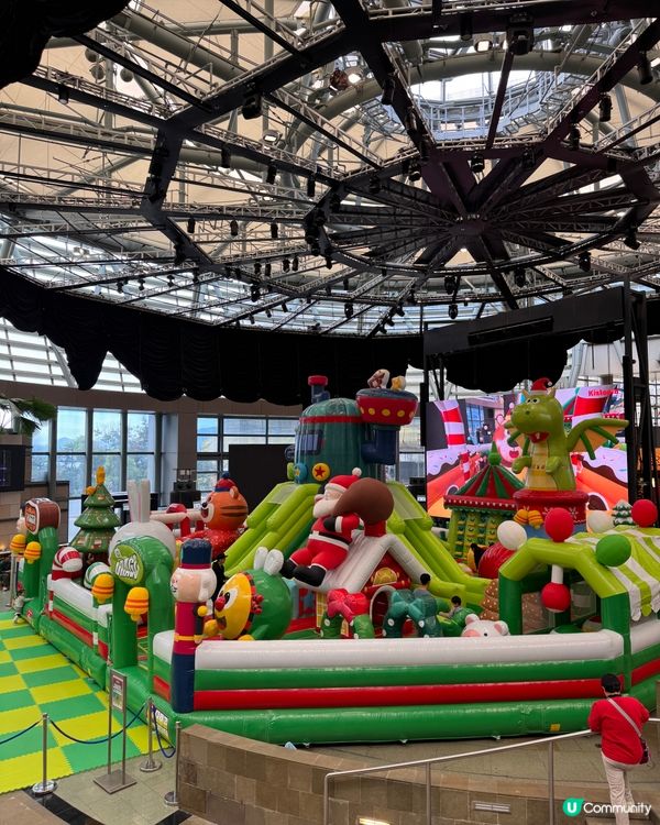 數碼港 Bouncy castle 聖誕嘉年華