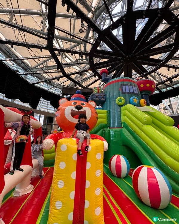 數碼港 Bouncy castle 聖誕嘉年華