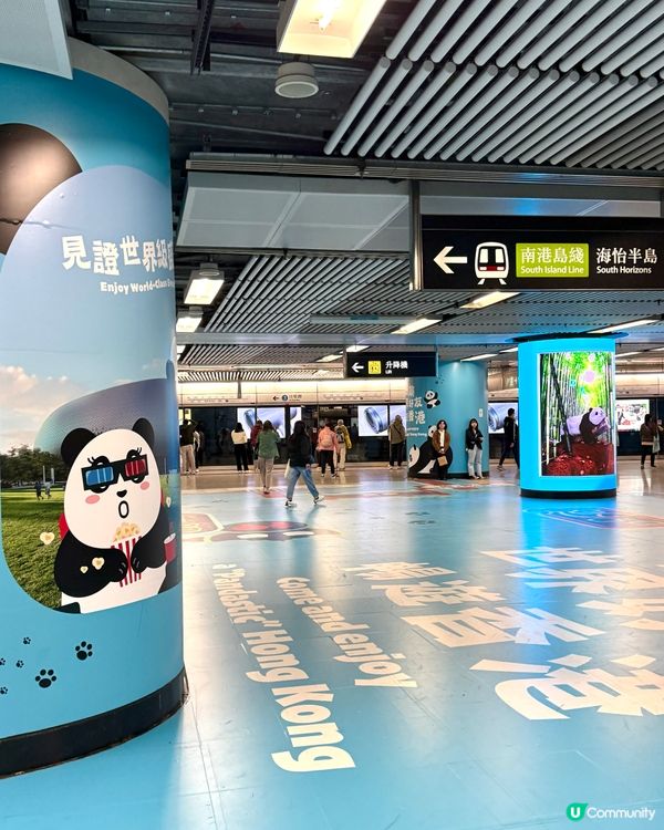 🐼可愛大熊貓打卡熱點📸｢大熊貓暢遊 MTR｣