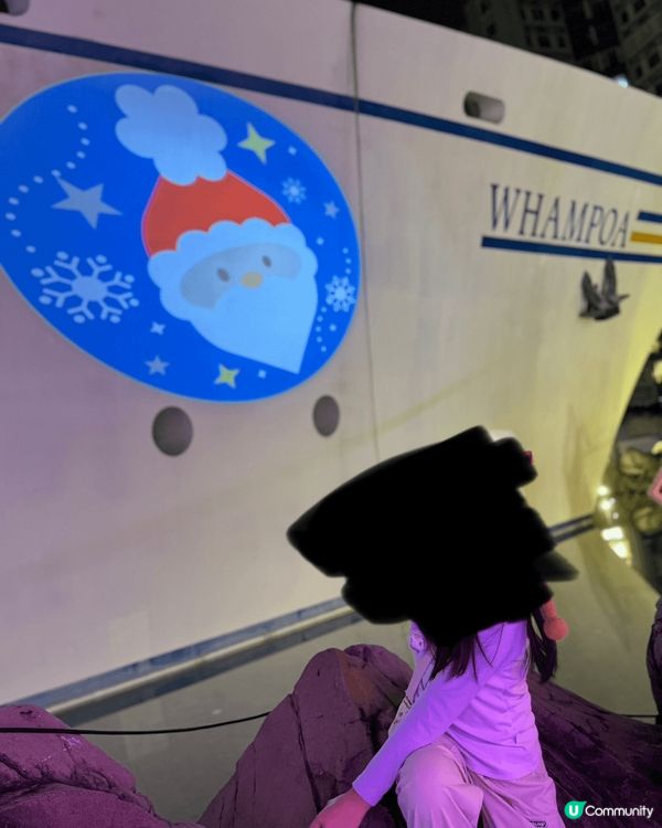 黃埔牛角燒肉好味😋食飽仲可以去黃埔隻船附近逛逛，燈飾都好靚😍...