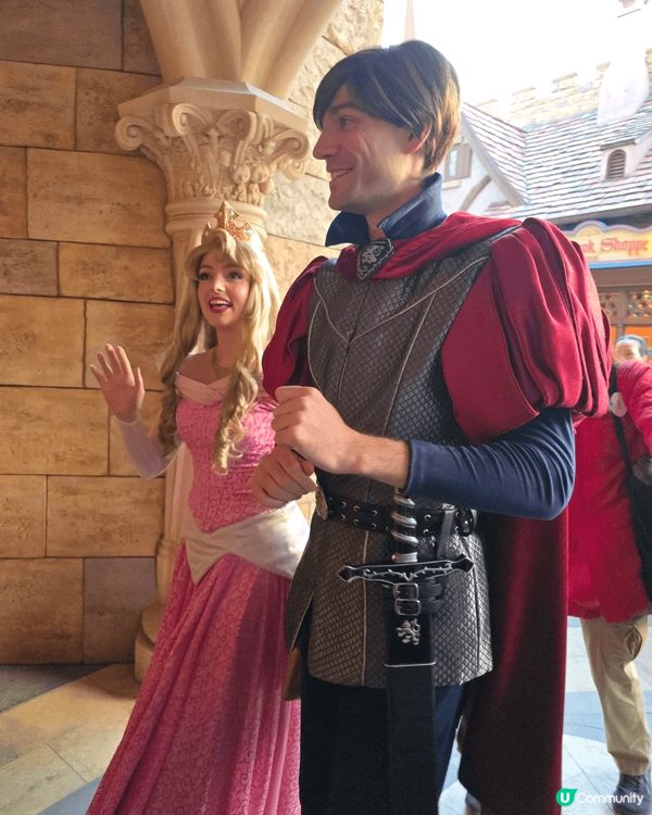 香港迪士尼樂園唔同節日都會有節日佈置，聖誕節好似真係去咗童畫...