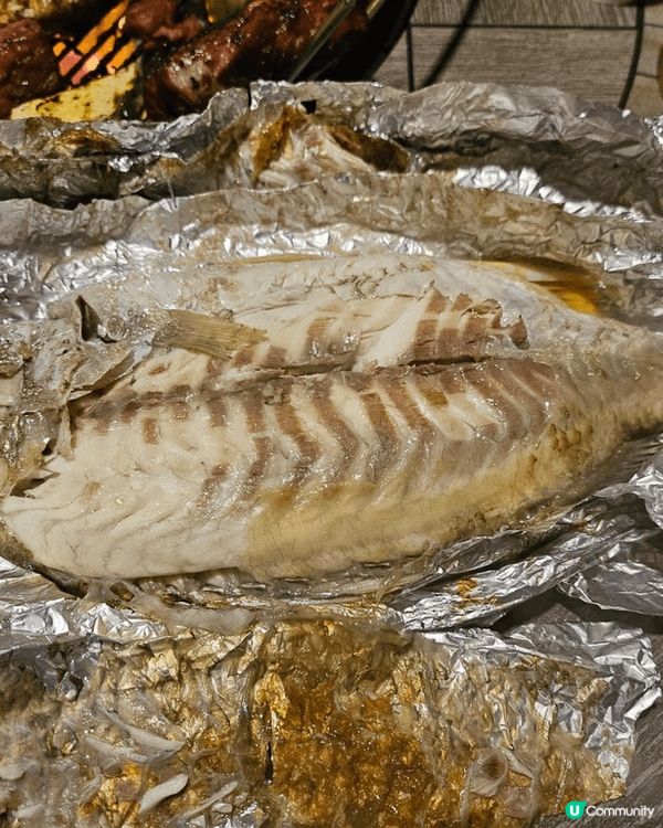 大欖燒烤場的草坪非常廣闊，適合拍攝全景照，尤其是在夕陽西下的...