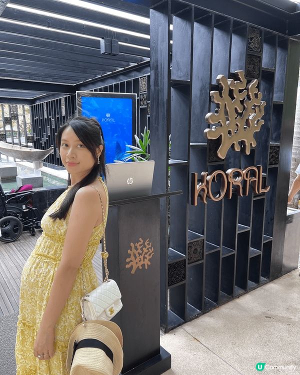 峇里島的koral海底餐廳，名貴的海底餐廳用餐，絕對打卡ab...