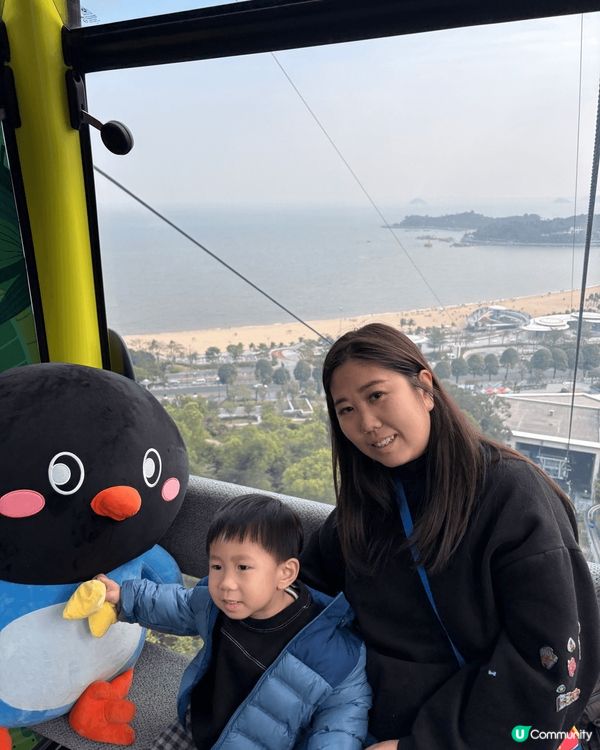 珠海人氣景點之一，有風景，有打卡位，仲有纜車搭，可以遊覽日月...