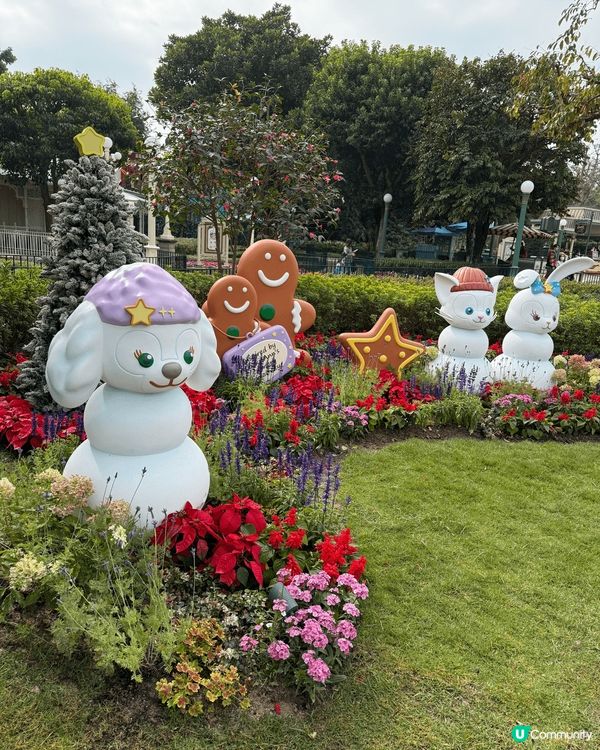 香港廸士尼因為有有不同美景去打卡，日夜不同燈光及景點