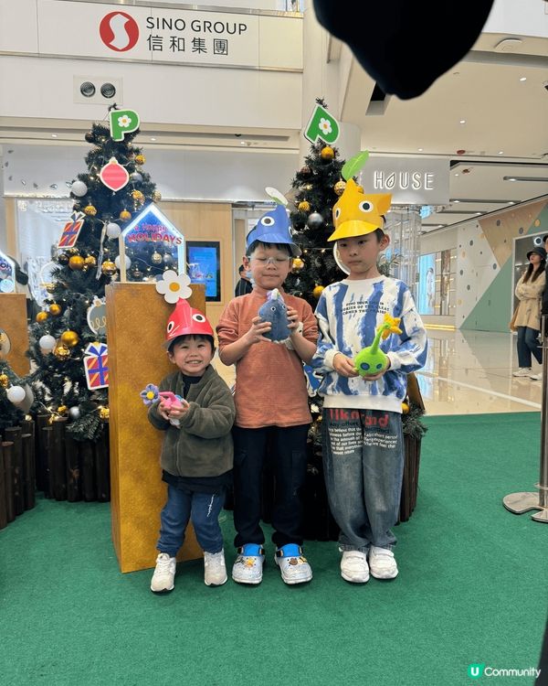 聖誕節奧海城有多樣活動遊戲設施，給小朋友娛樂及拍照，讓小朋友...