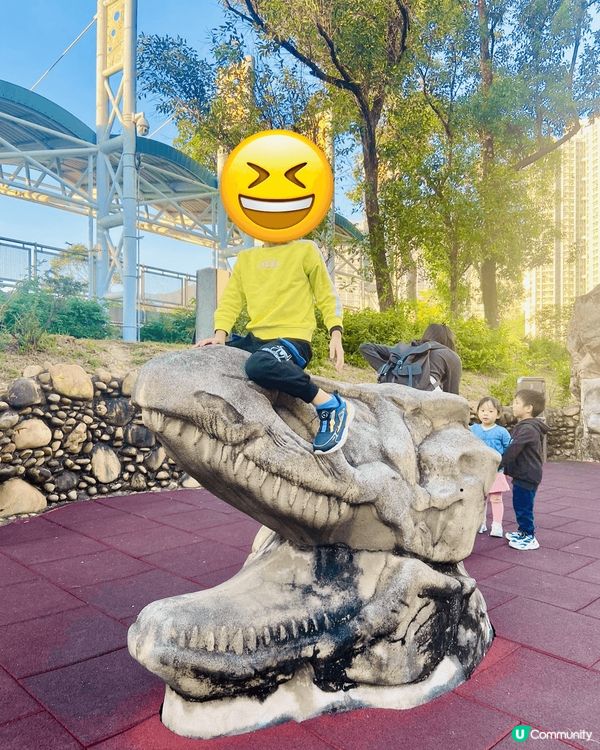 彩虹坪石遊樂場係我兩位仔仔最喜歡去的公園，呢個公園有城堡外觀...