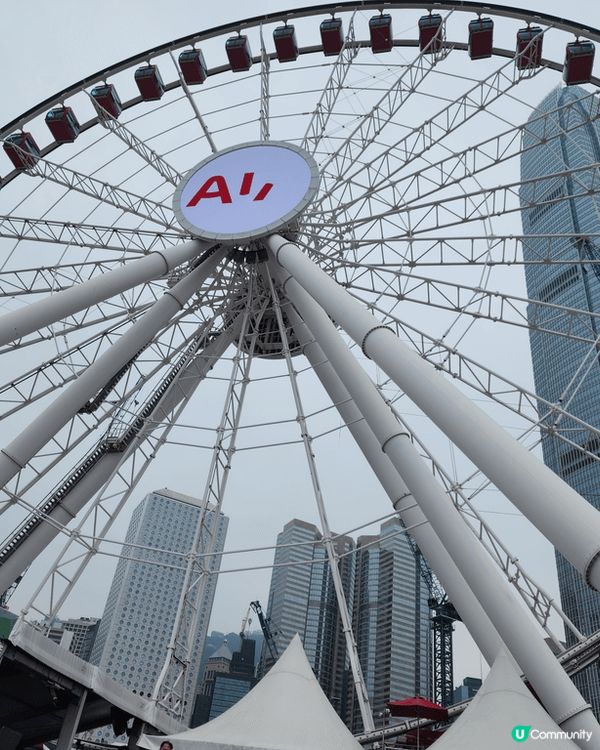 新一年希望同家人朋友分享快樂的地方，所以擇摩天輪為主要打卡位...