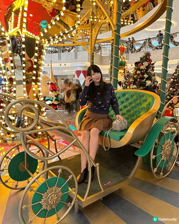 聖誕當然要搵具氣氛嘅打卡點拍照