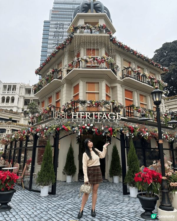 聖誕當然要搵具氣氛嘅打卡點拍照