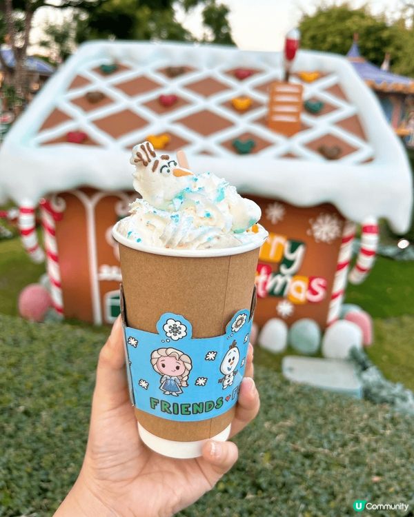 香港迪士尼 德福廣場 皇室堡全部都係聖誕裝飾 打卡好靚