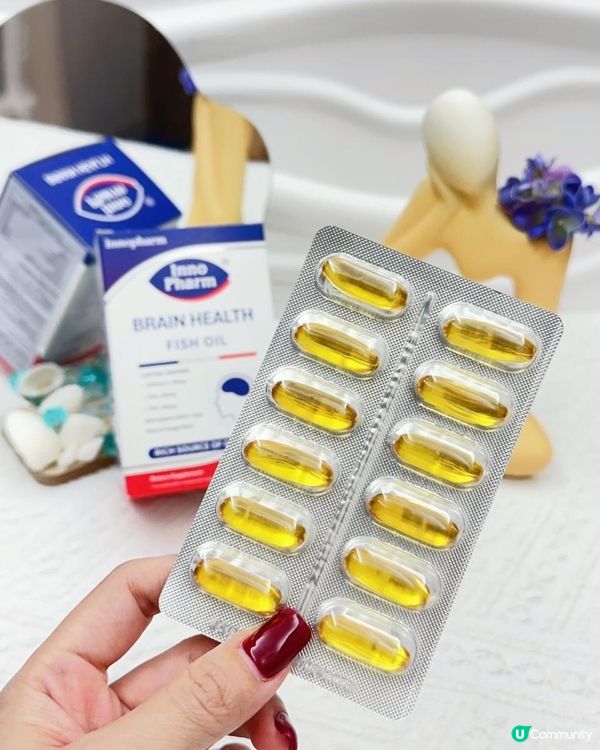 高濃度Omega-3・DHA滿滿 ♥ 補腦又護眼！►法國Innopharm 95%腦健康魚油