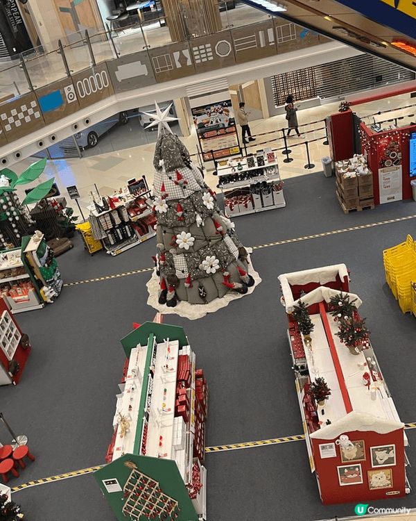 沙田HomeSquare的聖誕節計得很有聖誕氣氛，有北歐森林...