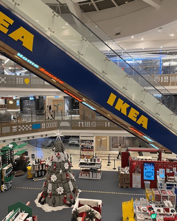 沙田HomeSquare的聖誕節計得很有聖誕氣氛，有北歐森林...