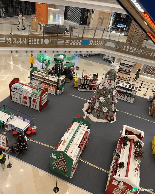 沙田HomeSquare的聖誕節計得很有聖誕氣氛，有北歐森林...