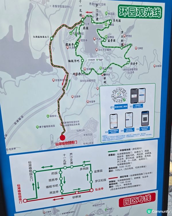 位於深圳市東北郊的仙湖植物公園是老幼家庭歡聚的好地方，全園分...