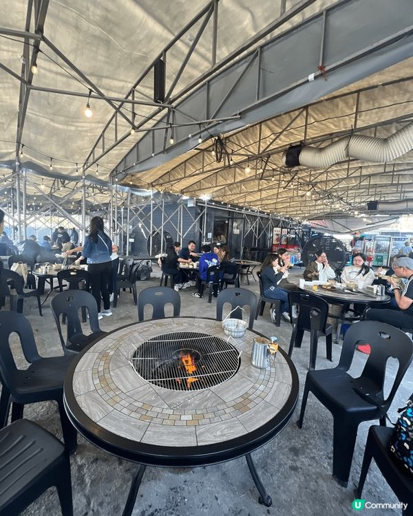 大埔舊麥師傅bbq場，轉換欖燒烤，可以打邊爐同時間bbq，野...