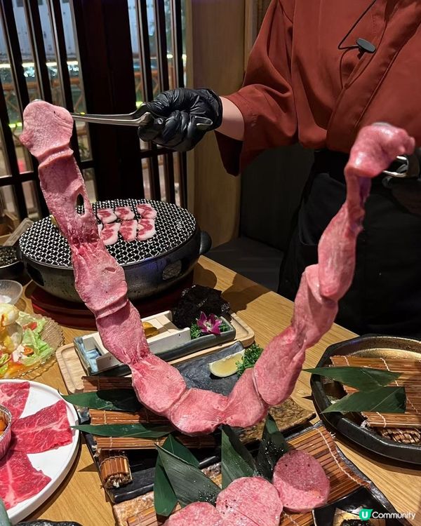 蛇口新發現！富淞一本勝和牛炭火燒 🔥 牛舌3吃😋