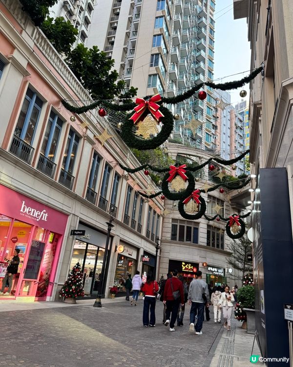 利東街聖誕裝飾日與夜