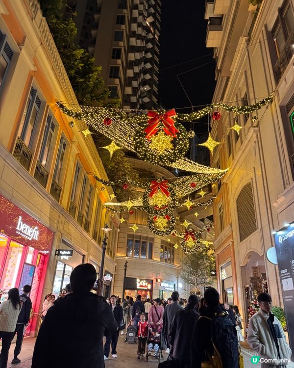 利東街聖誕裝飾日與夜