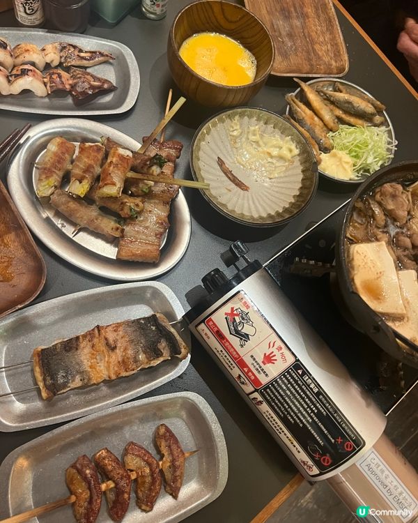 元朗都有好食嘅串燒居酒屋🏮🤤服務仲好好添！