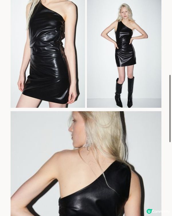 H&M皮革連身裙$140