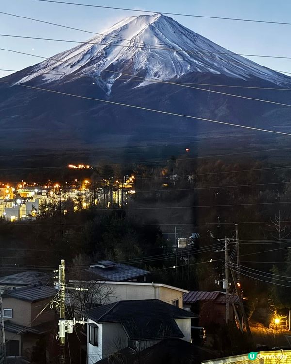 不同時間的富士山🗻