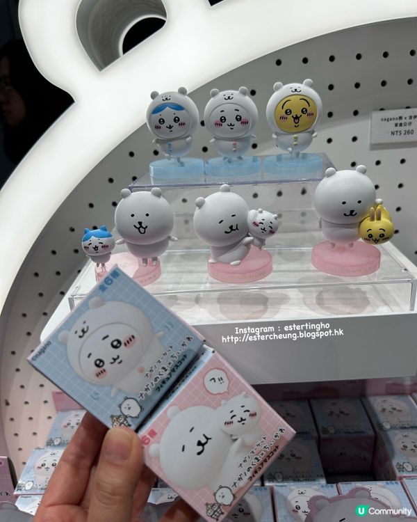 集結了 Chiikawa 作者 Nagano 筆下角色周邊