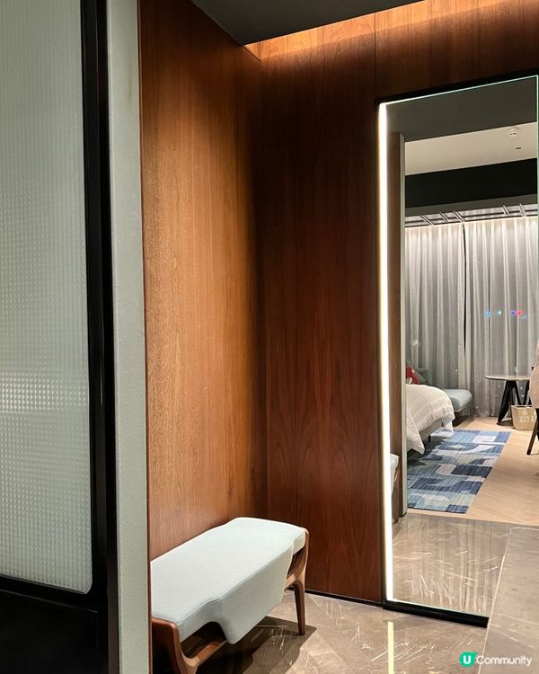 夢想旅居｜深圳前海艾美酒店｜獨立衣帽間｜玄關｜吧枱