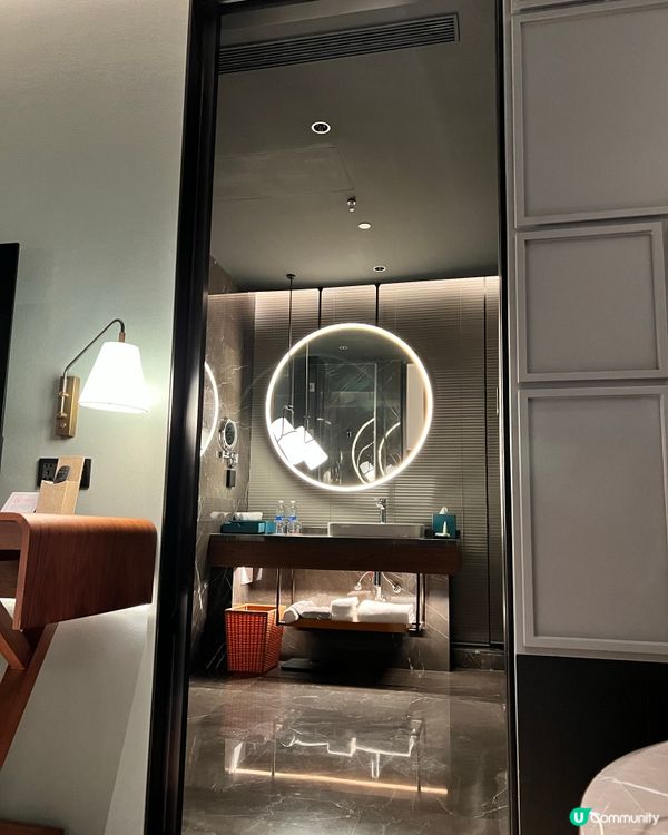 夢想旅居｜深圳前海艾美酒店｜獨立衣帽間｜玄關｜吧枱