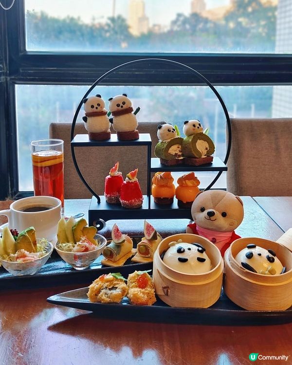 《熊貓主題下午茶》
