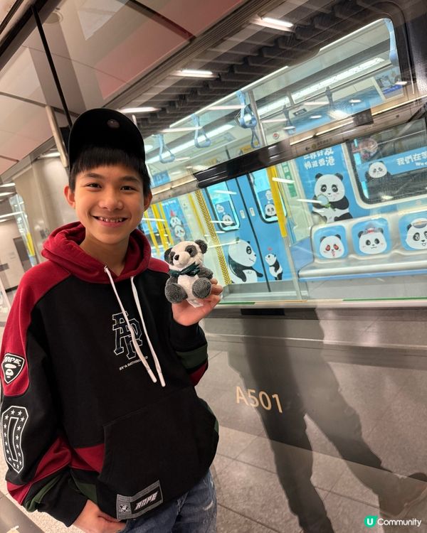 大熊貓暢遊MTR