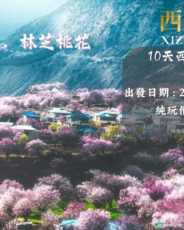 翠明假期西藏桃花之旅